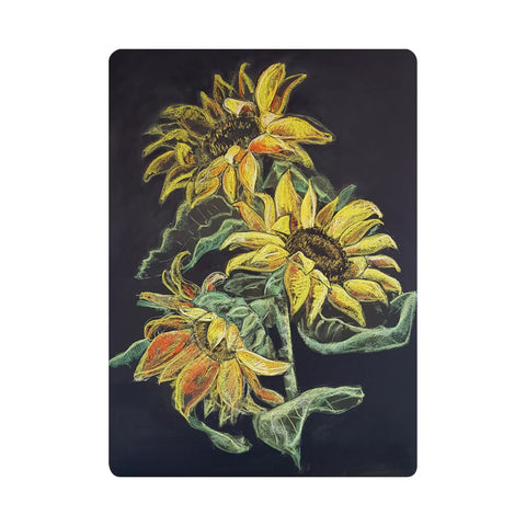 Chalkboard Art Cards - Sunflower