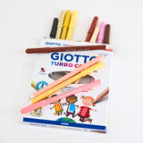 GIOTTO Turbo Colour Skin Tones 12 Colour Pens
