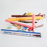 GIOTTO Turbo Colour Skin Tones 12 Colour Pens