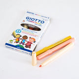GIOTTO Turbo Maxi Skin Tones 6 Colour Pens