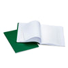 Geography Lesson Book Green Portrait 24x32cm 1 lined 7mm pg 1 blank pg