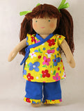 Steiner Girl Doll  with fringe -Friendship Doll -   Jade
