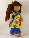 Steiner Girl Doll  with fringe -Friendship Doll -   Jade