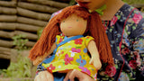 Steiner Girl Doll  with fringe -Friendship Doll -   Jade