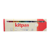 Kitpas Medium Stick Rice Wax Crayons 24 Colours