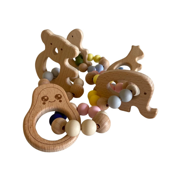 Wooden Kangaroo Teether Dragonfly Toys