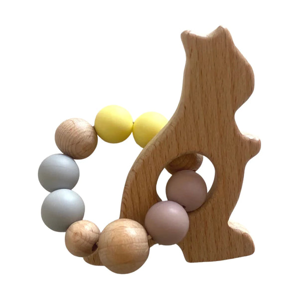 Wooden Kangaroo Teether Dragonfly Toys