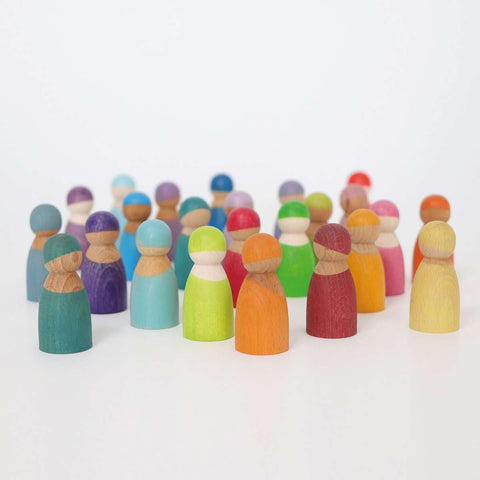 12 Rainbow Friends by Grimms Dragonflytoys