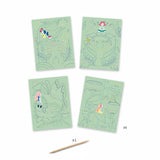     Pastel Fantasy Garden Scratch Cards Dragonfly Toys