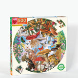 Mushroom & Butterflies (500 Pieces)Puzzle by Eeboo,Dragonflytoys 
