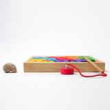 First Threading Game with Wooden Tray by Grimms