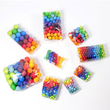 Grimms Rainbow Wooden Beads 20mm x 60 Beads,Dragonflytoys 