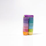Small Wooden Buttons Pastel,Dragonflytoys