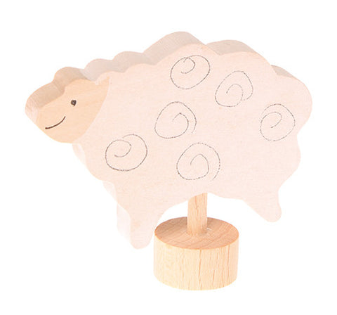 Grimms Birthday and Advent Ring Decoration Standing Sheep