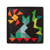Grimms Mini Magnetic Triangles Puzzle (64 Pieces)