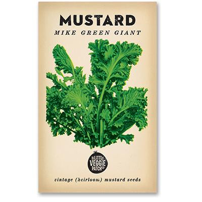 Heirloom Flower Seeds - Mustard 'Mike Green Giant', Dragonflytoys 