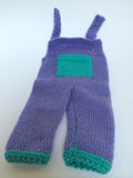 Small Doll Knitted Dungarees
