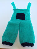 Small Doll Knitted Dungarees