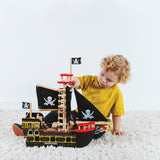 Barbarossa Pirate Ship by Le Toy Van Dragonflytoys