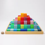 Grimms Large Stepped Pyramid, Dragonfly Toys, Wooden Toys, Blocks
