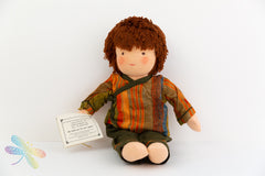 Steiner Doll -  Brown Haired Boy Doll large - Ian