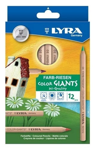 Lyra Colour Giant Pencils (pack of 12)