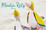 moulin roty, plumette, goose, soft toy, french made toys, babys toys
