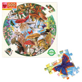 Mushroom & Butterflies (500 Pieces)Puzzle by Eeboo, Dragonflytoys 