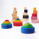 Grimms Stacking Bowls - Natural, Wooden toys, wood toys, dragonfly toys