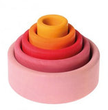 Pink Rainbow   Grimms Stacking Bowls