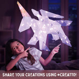 Creatto Sparkle Unicorn Figurine Kit, Dragonfly Toys 