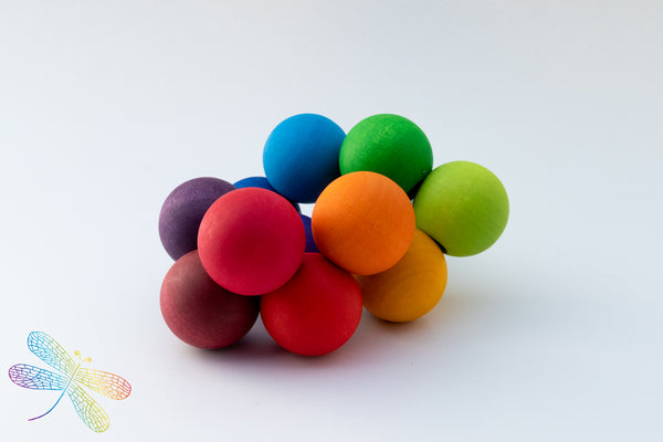 Grimm's Wooden Beads Grasper colours – Dragonfly Toys