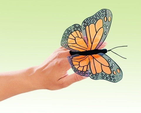 Folkmanis Finger Puppet- Mini Monarch Butterfly