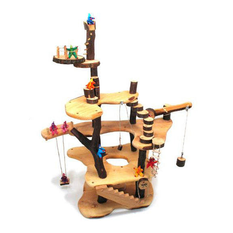 wooden toy tree house