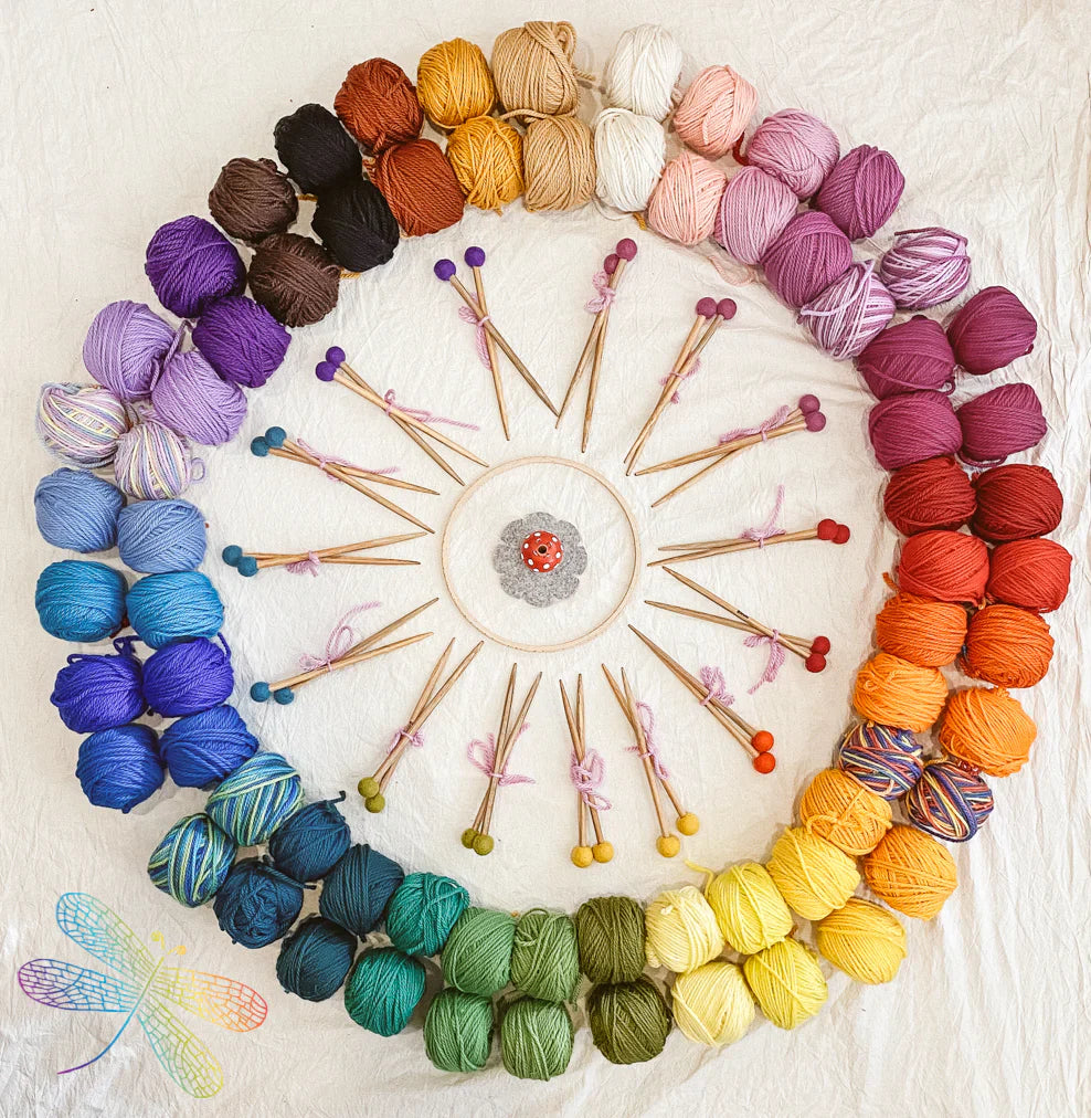 wool + felt + fibre craft