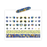 120 Moonlight Glow in the Dark Nail Stickers