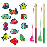 12 piece Magnetic Coloured Fishing in box