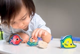 12 piece Magnetic Coloured Fishing in box