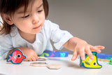 12 piece Magnetic Coloured Fishing in box