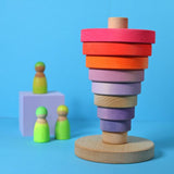 15020_Grimms-Neon-Conical-Tower-Pink_Dragonfly Toys 