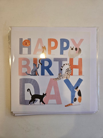 Greeting Card - Happy Birthday Cat