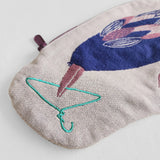 Morita MiW Pouch, Raven on Wire Hanger in Beige Pink, Dragonfly Toys 