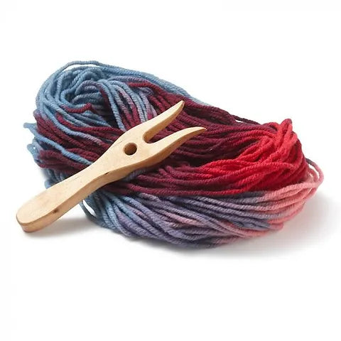 Filges Wooden Lucet/Knitting Fork for Viking Cord and Medieval Rope Making, Dragonfly Toys 