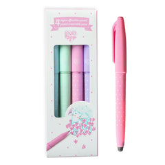 4 Pastel erasable pens