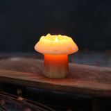 Mushroom Candles – 100% Pure Beeswax – 3 Styles: Amanita Mushroom
