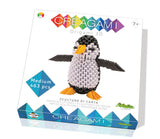 3D Origami Creagami - Penguin Sculpture (Medium Size), Dragonfly Toys 
