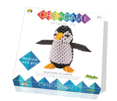 3D Origami Creagami - Penguin Sculpture (Medium Size), Dragonfly Toys 