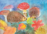 A Set of 12 Animal Postcards by Dorothea Schmidt, Dragonfly Toys 
