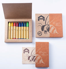 Apiscor Wax Stick Crayons 8 Piece