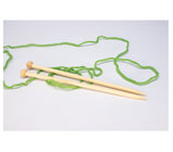 Bamboo Knitting Needles 8mm x 25cm, Dragonfly Toys 